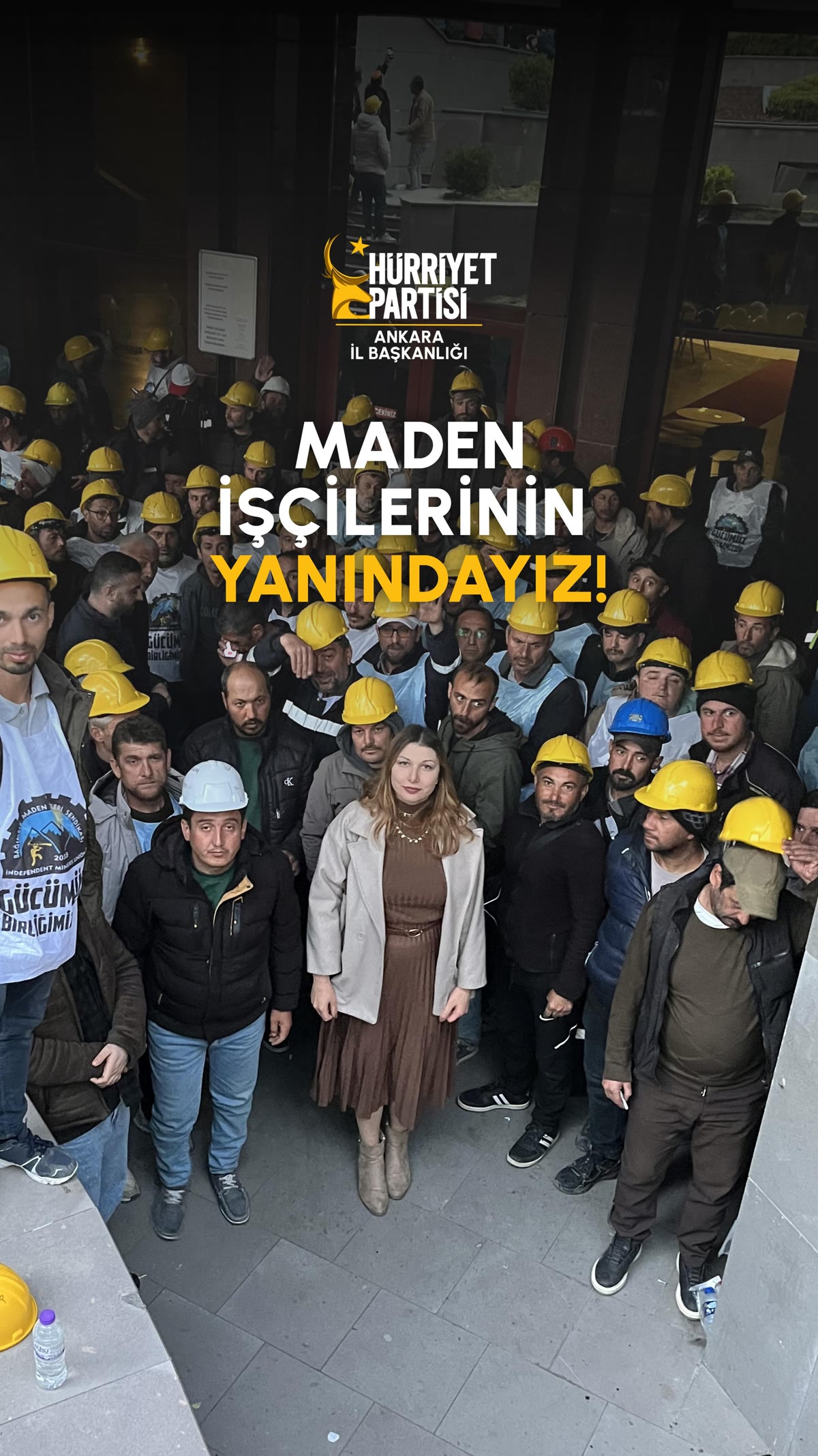Maden İşçilerinin Yanındayız!