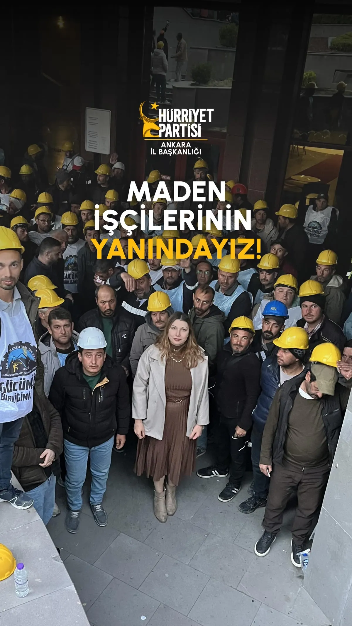 Maden İşçilerinin Yanındayız!